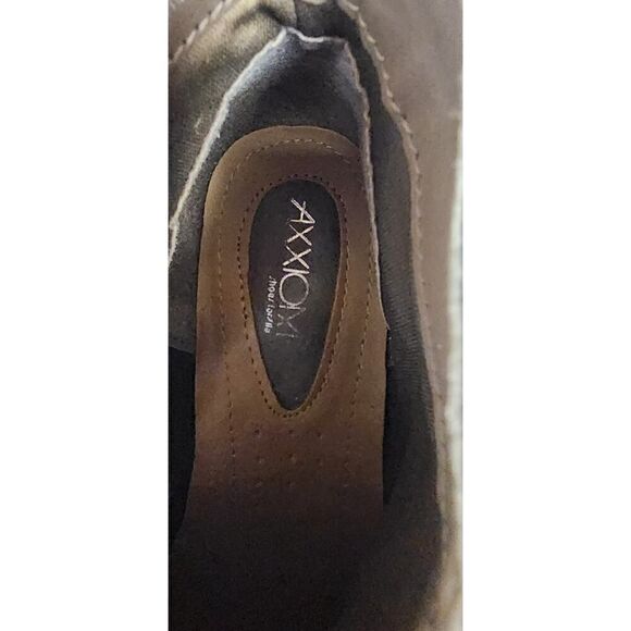 Axxiom Charlotte Faux Leather Gray Ankle Boots Size 8M - Picture 2 of 10